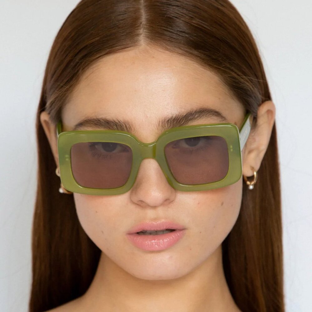 LU GOLDIE Mia Sunglasses - Leaf